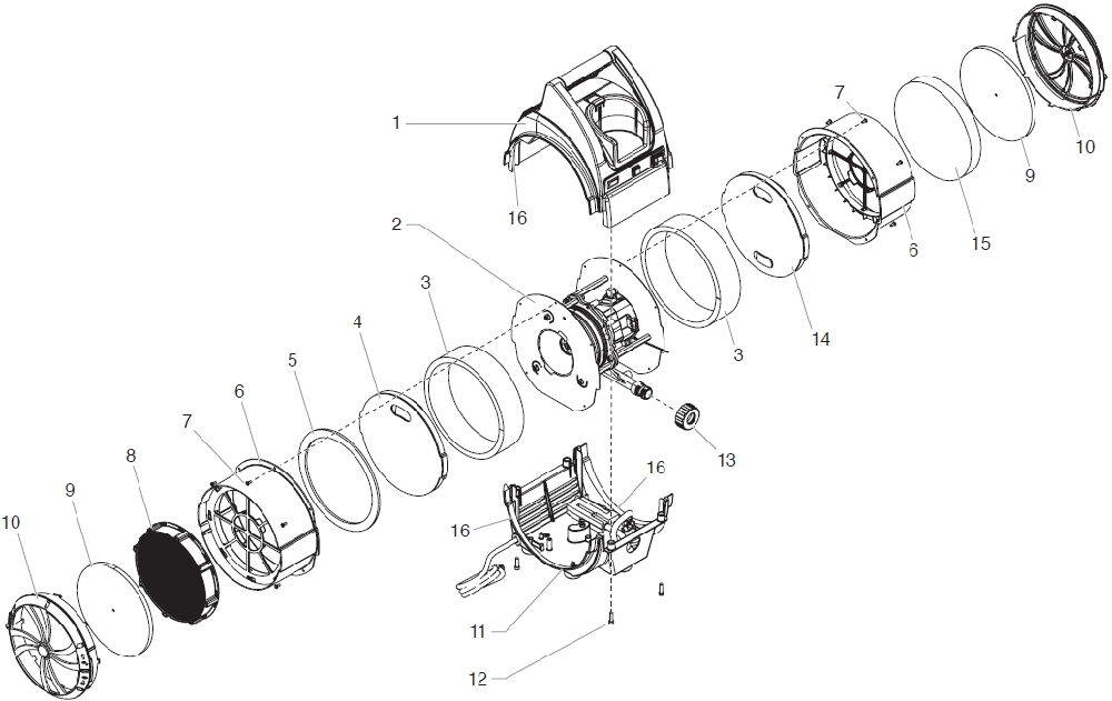 CapSpray 95 Main Assembly Parts